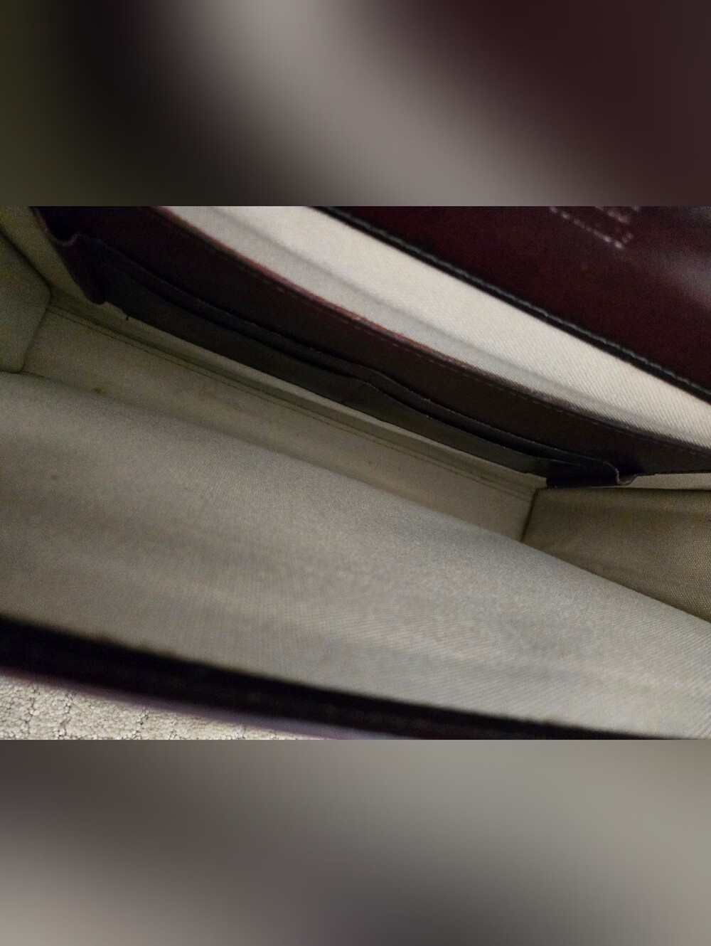 Vintage Schlesinger Oxblood Leather Briefcase - Picture 9 of 16